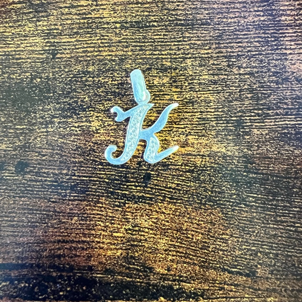 Letter “K” Pendant, silver 925